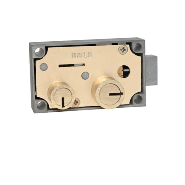 Bulls Eye Safe Deposit Locks Diebold Replacement Safe Deposit Lock, 1/2'' BNLN-Big Nose Little Nose, Fixed Renter, Insert Banks B175-05-LH - main